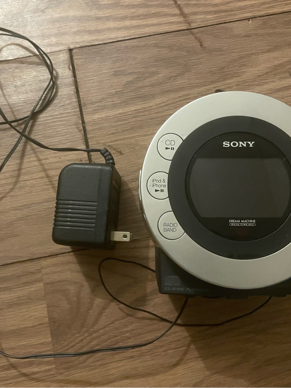Sony Silver and Black Portable CD Boom Box with iPod/iPhone Dock dream machine